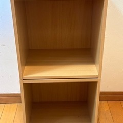 収納家具 カラーボックス 2個セット