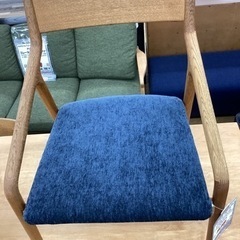 KD-59【新入荷　リサイクル品】宮崎椅子製作所　PEPE/オーク材　サイドチェア　ネイビー