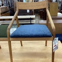 KD-59【新入荷　リサイクル品】宮崎椅子製作所　PEPE/オーク材　サイドチェア　ネイビー