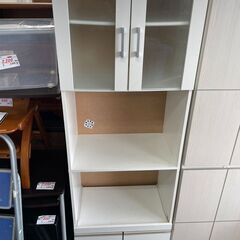 食器棚　No.11711　ホワイト　ニトリ　レンジ台　【リサイク...