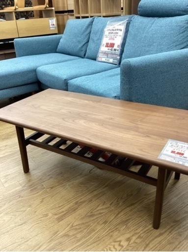 KD-60【新入荷　リサイクル品】IDC大塚　ユノ　ウォールナット　センターテーブル　ブラウン KD-60【新入荷 リサイクル品】IDC大塚 ユノ ウォールナット センター