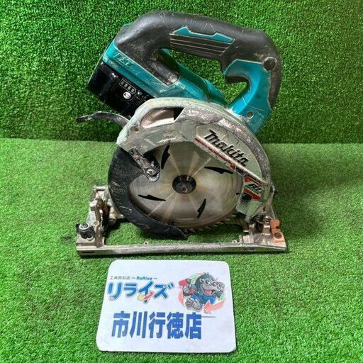 マキタ 型番不明 充電式マルノコ バッテリー1個付き ※ベース曲がっています。(掲載画像参照)【市川行徳店】【店頭取引限定】【中古】管理番号：ITE8TVWMOYNQ