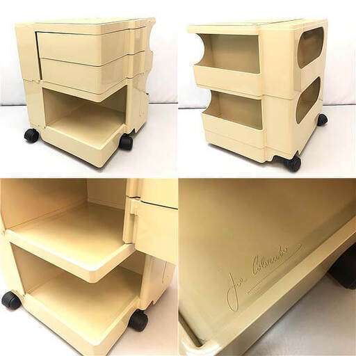 【値下 希少カラー】 ボビーワゴン 3段 ベージュ 日本限定 正規品 Amazon｜ボビーワゴン3段5トレイ ベージュ 日本限定色 キャスター付