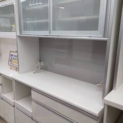 ☆古賀家具/2面レンジボード/収納力抜群！！/シンプル/人気のホワイト 