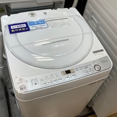 【安心の6か月保証付き！！】SHARPの全自動洗濯機のご紹介です！