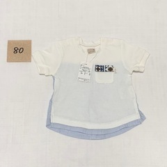 【男児80】Tシャツpetit main未使用　子供服