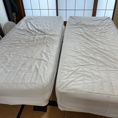 家具 ベッド シングルベッド　2台