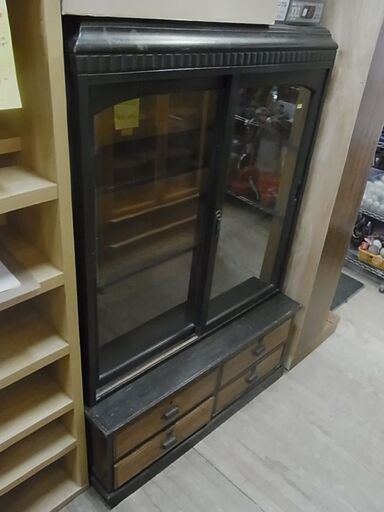 レトロ　食器棚　茶箪笥　水屋箪笥　収納家具　茶棚　和棚　飾り棚　時代物