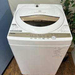I635 🌈 2021年製の高年式！ TOSHIBA 洗濯機 （5.0㎏） ⭐ 動作確認済 ⭐ クリーニング済