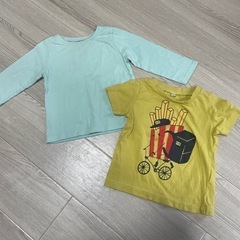  西松屋 NEXT 長袖 半袖 Tシャツ 80 春服