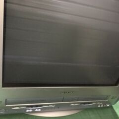 シャープブラウン管テレビ DVD・VHS視聴可能