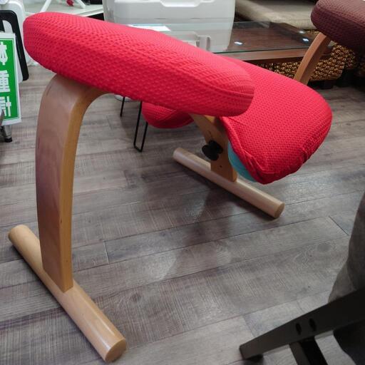 【組立不要 説明書付】サカモトハウス バランスイージー 姿勢矯正 学習椅子 赤 バランスラボ☆バランスチェアイージー（旧サカモトハウス）レッド