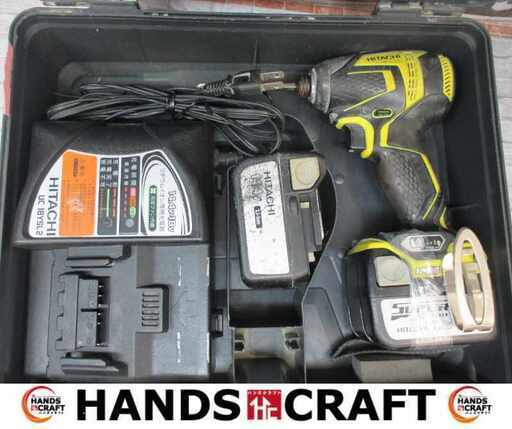 日立 WH14DDL インパクトドライバ 14.4V バッテリー×2 充電器 【ハンズクラフト宜野湾店】