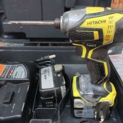 日立 WH14DDL インパクトドライバ 14.4V バッテリー×2 充電器 【ハンズクラフト宜野湾店】　