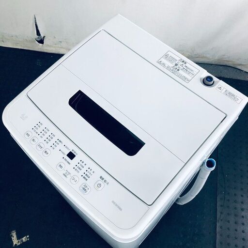 ID:sg217710 アイリスオーヤマ IRISOHYAMA 洗濯機 一人暮らし 中古 2022年製 全自動洗濯機 4.5kg ホワイト IAW-T451  【リユース品：状態A】【送料無料】【設置費用無料】