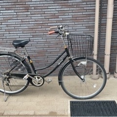 26”自転車 ライト付き