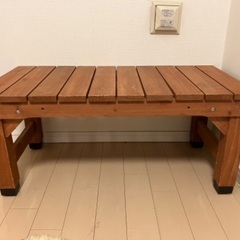 ベンチ　木製ベンチ　テーブル　作業台