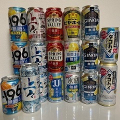 【お酒】　まとめ売り19本　ビール、チューハイ