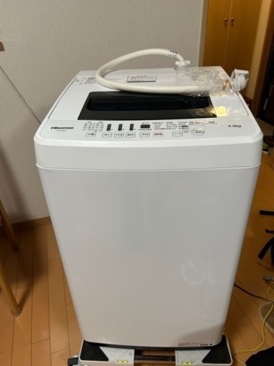 Hisense 4.5kg 洗濯機 2018年製」 (ウッディ) 清輝橋の生活家電《洗濯 