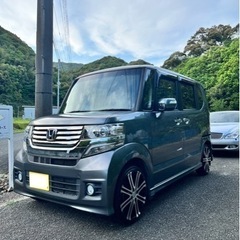 N-BOXカスタム　低走行車‼️車検2年付‼️17インチアルミ✨