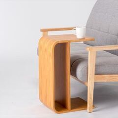 木製サイド/センターテーブル　ブラウン/ナチュラル