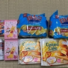 お菓子類　　食器用洗剤