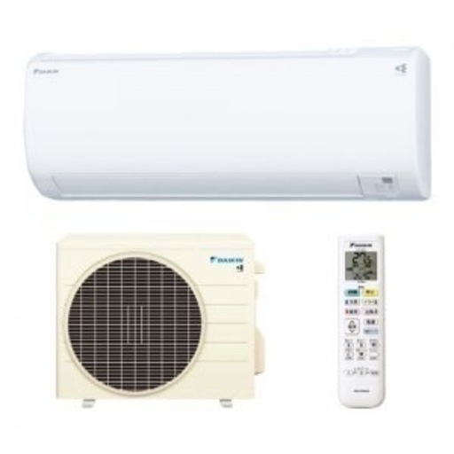 ⑧【保証付】新品エアコン　標準取付工事費込み　家電 季節、空調家電 エアコン