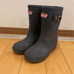 値下げ　コールマン　長靴　キッズ　20cm ブラック