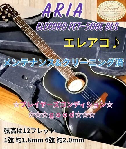 ★値下げしました★エレアコ♪★ARIA★ Elecord FET-500E BLS