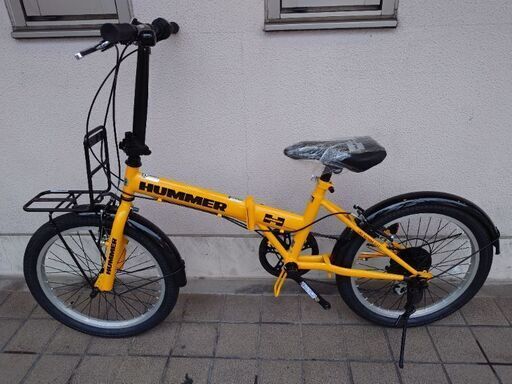 ★★★新品 外装６段変速【ＨＵＭＭＥＲ ハマー ２０インチ 折り畳み自転車】★★★