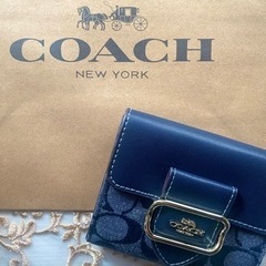 【ネット決済・配送可】★新品未使用★COACH 二つ折り財布  ...