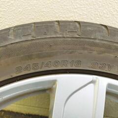 アウディ MAK シュタッド 18インチ×8J　245/40R18 夏タイヤ＆ホイール 4本セット