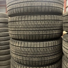 BS 235/50R18 4本 バリ山冬タイヤ アルファードレク...