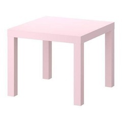 【大阪 5/20のみ】家具 テーブル IKEA ピンク