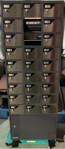 貴重品 ロッカー　管理　金庫　25 口　キーレス　フリー ボックス　愛知県 直接お手渡し　発送不可