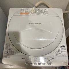 東芝　洗濯機　AW-4S2