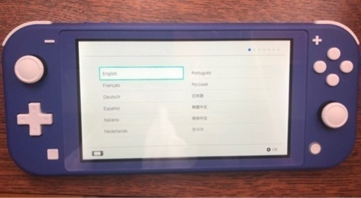 Nintendo switch lite ブルー