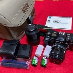 MINOLTA αー7000 一眼レフカメラ　専用バックとおまけ...