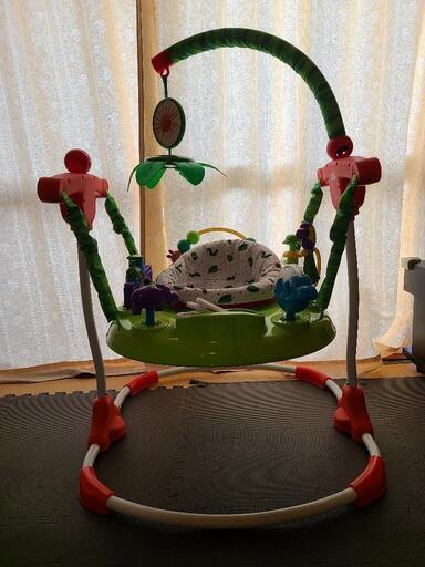 美品★日本育児★はらぺこあおむし★アクティビティジャンパ★ジャンパルー