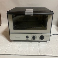 象印マホービン　ZOJIRUSHI オーブントースター こんがり倶楽部 1000W/食パン２枚 モノトーン EQ-SB22 