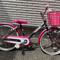 子ども用自転車　20インチ　ピンク