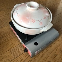 カセットコンロとお鍋セット