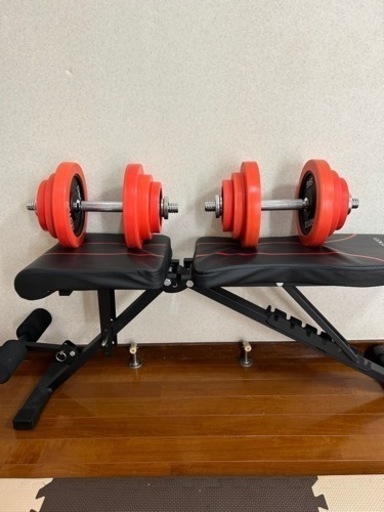 ダンベル40kgトレーニングベンチセット