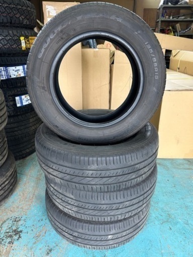 タイヤGOODYEAR DuraGrip 195/65 R15 2018年製 夏タイヤ4本 (EcoRycycle) 森林公園のタイヤ ...