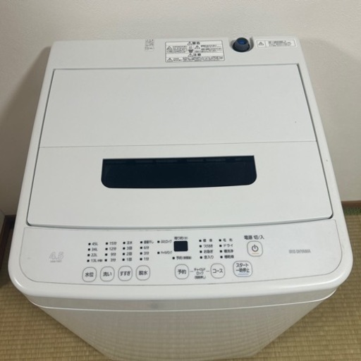 美品　アイリスオーヤマ　全自動洗濯機　IAW-T451