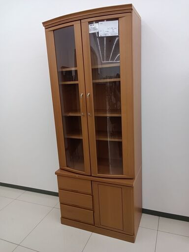 ★ジモティ割あり★  収納棚 ライトブラウン H200×D45×W79 クリーニング済み HJ2921
