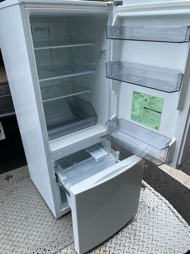 東芝 2022年製 冷蔵庫 153L 2ドア 右開き ブラック 東芝 TOSHIBA 東芝 2022年製 冷蔵庫 153L 2ドア 右開き ブラック 東芝 TOSHIBA