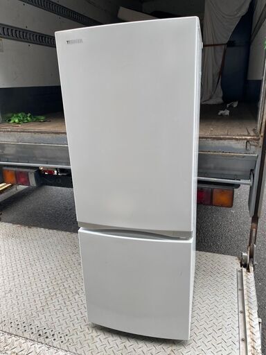 北九州市内配送無料店　2021年式　東芝 TOSHIBA GR-S15BS（W） [冷蔵庫 （153L・右開き） 2ドア BSシリーズ セミマットホワイト]