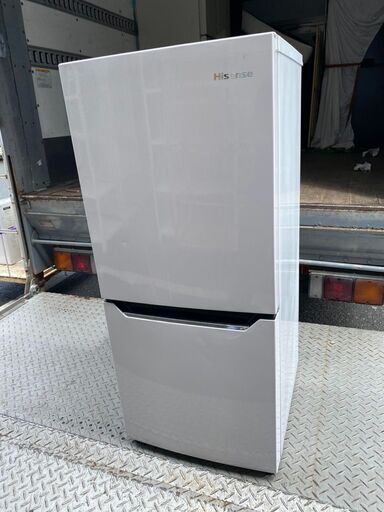 北九州市内配送無料店　ハイセンス 【右開き】130L 2ドアノンフロン冷蔵庫 エディオンオリジナル パールホワイト HR-D1302