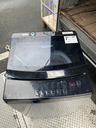 北九州市内配送無料店　2022年式　NITORI ニトリ NTR60BK 6.0kg 全自動洗濯機 ガラスフタ